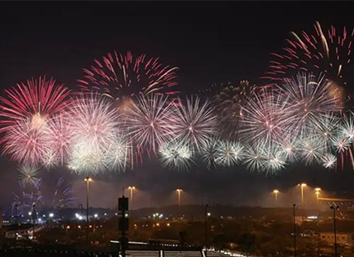 丹凤县焰火晚会